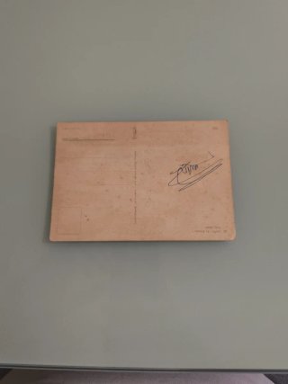 Postal Firmada Lavin Athletic Bilbao Años 60