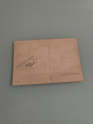 Postal Firmada Lavin Athletic Bilbao Años 60