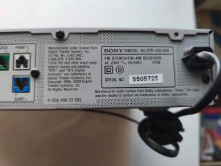 Receptor Sony STR-KSL600 Amplificador 5.1