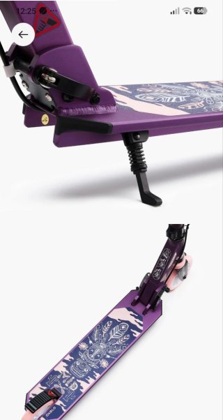 Patinete Oxelo MID5 Morado Niños
