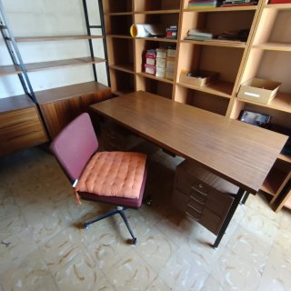 Mesa Despacho Vintage 8 Cajones + Silla Regalo