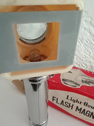 Lente d'ingrandimento torcia vintage