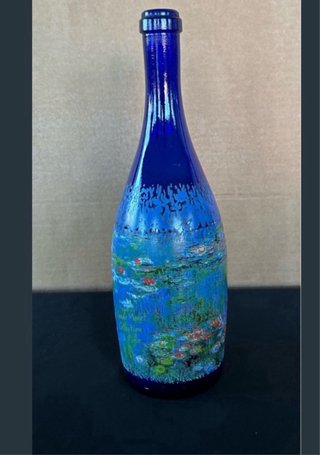 3 bottiglie di cava da collezione con luce