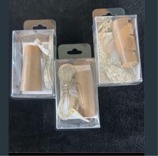 3 bottiglie di cava da collezione con luce