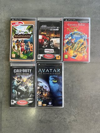 Lote 5 Giochi PSP