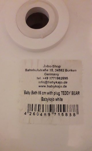 Bañera Bebé Babykajo patas plegable