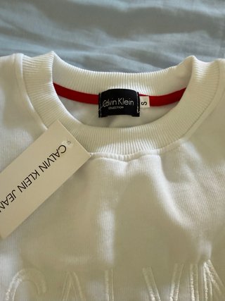 Sudadera Calvin Klein Blanca