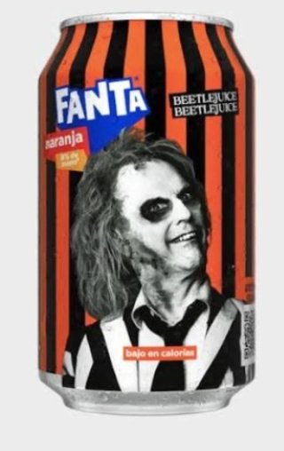 Fanta Naranja Edición Limitada Beetlejuice