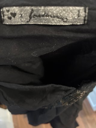 Vestido negro Stradivarius con lentejuelas