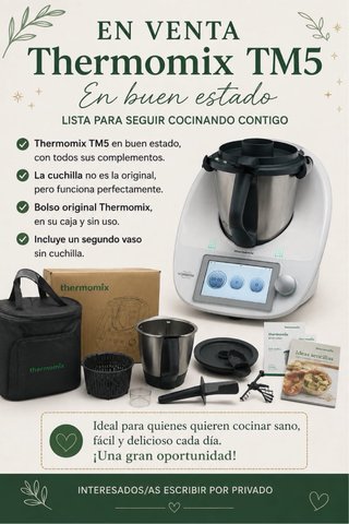 Thermomix TM5 en perfecto estado