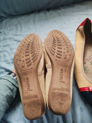 Lote Zapatos Pitillos Talla 40 Beige/Marrón