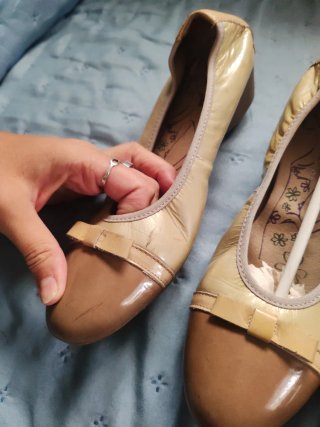Lote Zapatos Pitillos Talla 40 Beige/Marrón