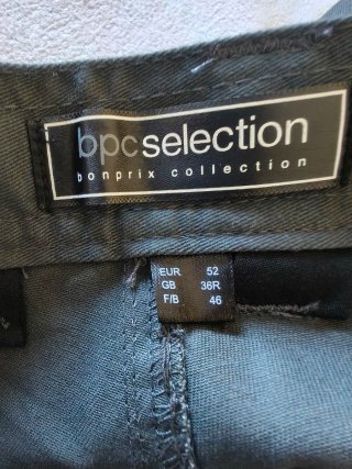 Pantaloni cargo uomo cotone grigio scuro