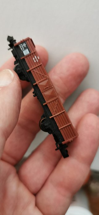 MINITRIX 1 Vagón de carga maqueta tren eléctrico N