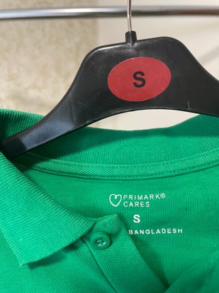 Polo Verde Manga Corta Primark Talla S