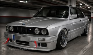 Tapa Paragolpes BMW E30 M-Tech 2