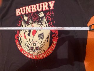 Camiseta de Bunbury “que tengas suertecita”