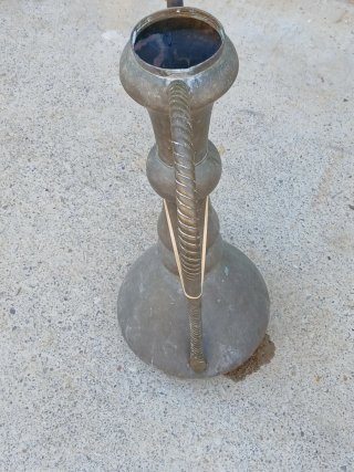 Jarra antigua cobre decorativa