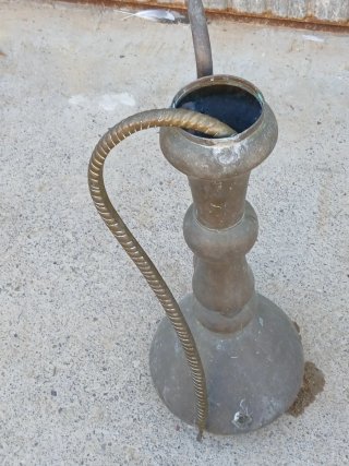 Jarra antigua cobre decorativa