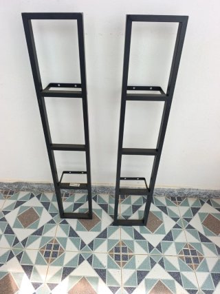 2 Estantería metálica negra para DVDs