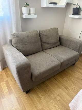 Sofá modular de 2 plazas gris