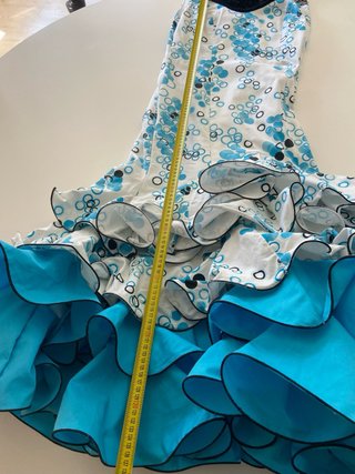 318 Traje de flamenca con volantes talla S 36