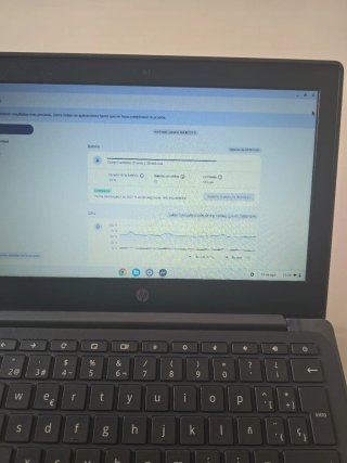 HP Chromebook 11 G8 EE Portátil Negro