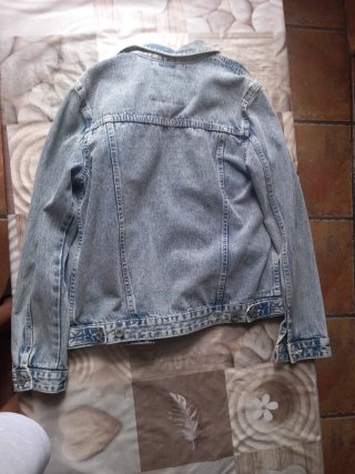 Chaqueta vaquera clásica azul