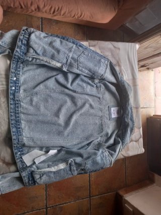 Chaqueta vaquera clásica azul