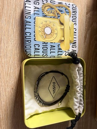 Pulsera Fossil Cuero