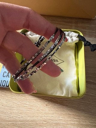 Pulsera Fossil Cuero