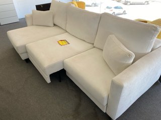 Sofá blanco chaise longue NUEVO