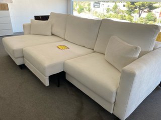 Sofá blanco chaise longue NUEVO