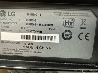 Monitor LG 29 UltraWide 29UM69G-B
