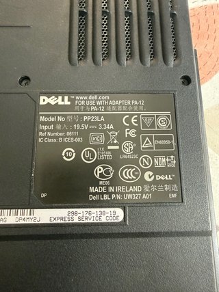 Portátil Dell Inspiron para piezas