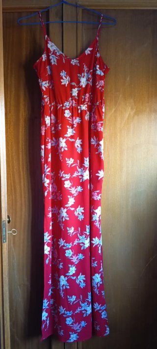 Vestido H&M floral rojo