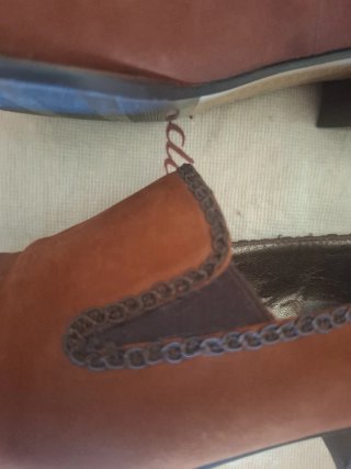 Zapatos Hobby ante marrón talla 36