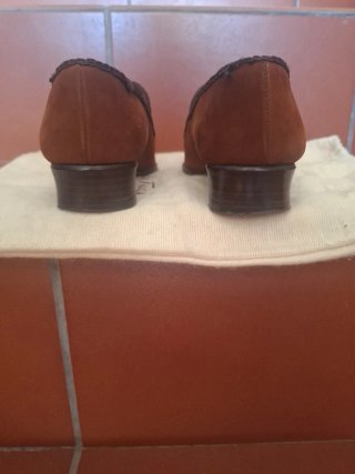 Zapatos Hobby ante marrón talla 36