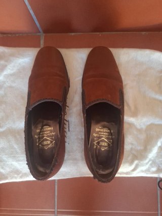 Zapatos Hobby ante marrón talla 36