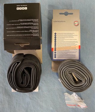 2 Cámaras de Bicicleta Vittoria y Rubena +2 regalo