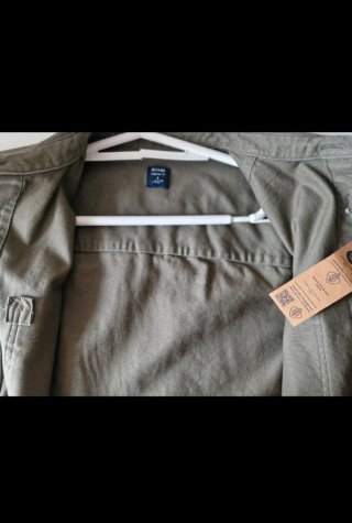 Sobrecamisa Kiabi verde militar Talla S