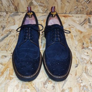 Zapatos Green George ante azul