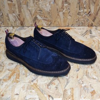 Zapatos Green George ante azul