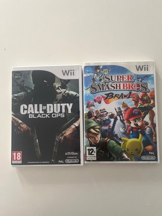 Nintendo Wii Negra Retrocompatible + 2 juegos
