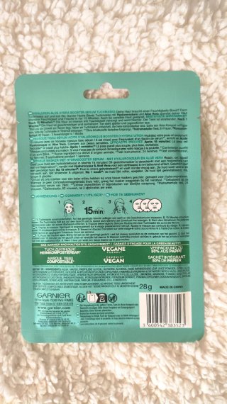 Garnier Mascarilla Hyaluron Aloe (3 uds)