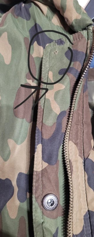 Chaqueta niño ONLY camuflaje