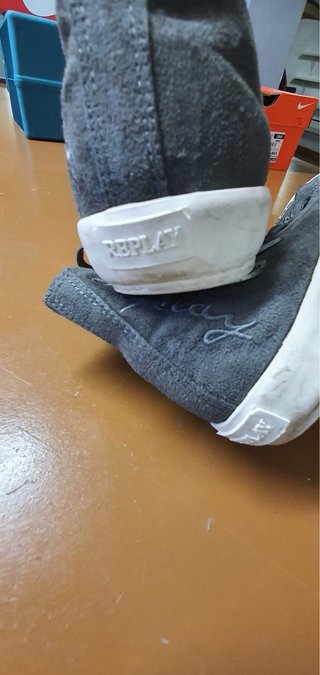 Zapatillas Replay Piel Gris Talla 38