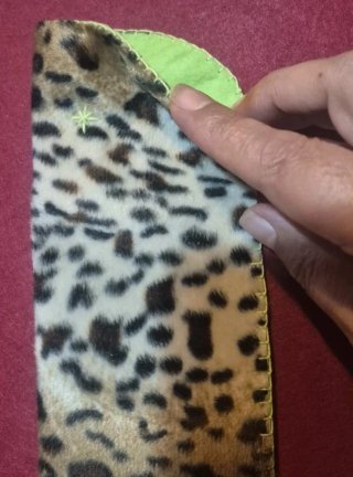 Funda gafas hecha a mano animal print