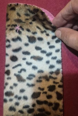 Funda gafas hecha a mano animal print
