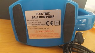 Inflador Eléctrico Globos y Colchones Azul